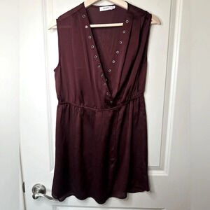 (FREE WITH PURCHASE) Sheer Burgundy Ricky’s  dress